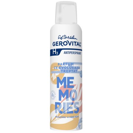Antiperspirant H3 Memories, 150 ml, Gerovital