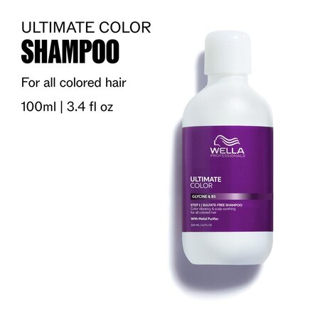 Sampon pentru par vopsit cu glicina si B5 Ultimate Color, 100 ml, Wella Professionals 695290