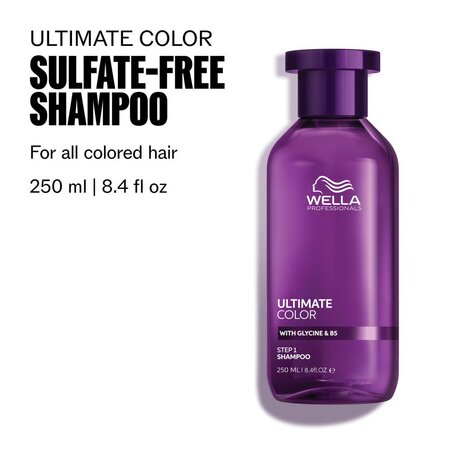 Sampon pentru par vopsit cu glicina si B5 Ultimate Color, 250 ml, Wella Professionals 695297