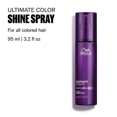 Spray pentru stralucirea parului vopsit cu Olivate si vitamina B5 Ultimate Color, 95 ml, Wella Professionals 695340