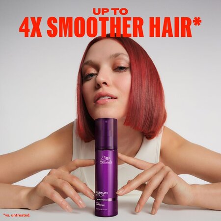 Spray pentru stralucirea parului vopsit cu Olivate si vitamina B5 Ultimate Color, 95 ml, Wella Professionals 695341