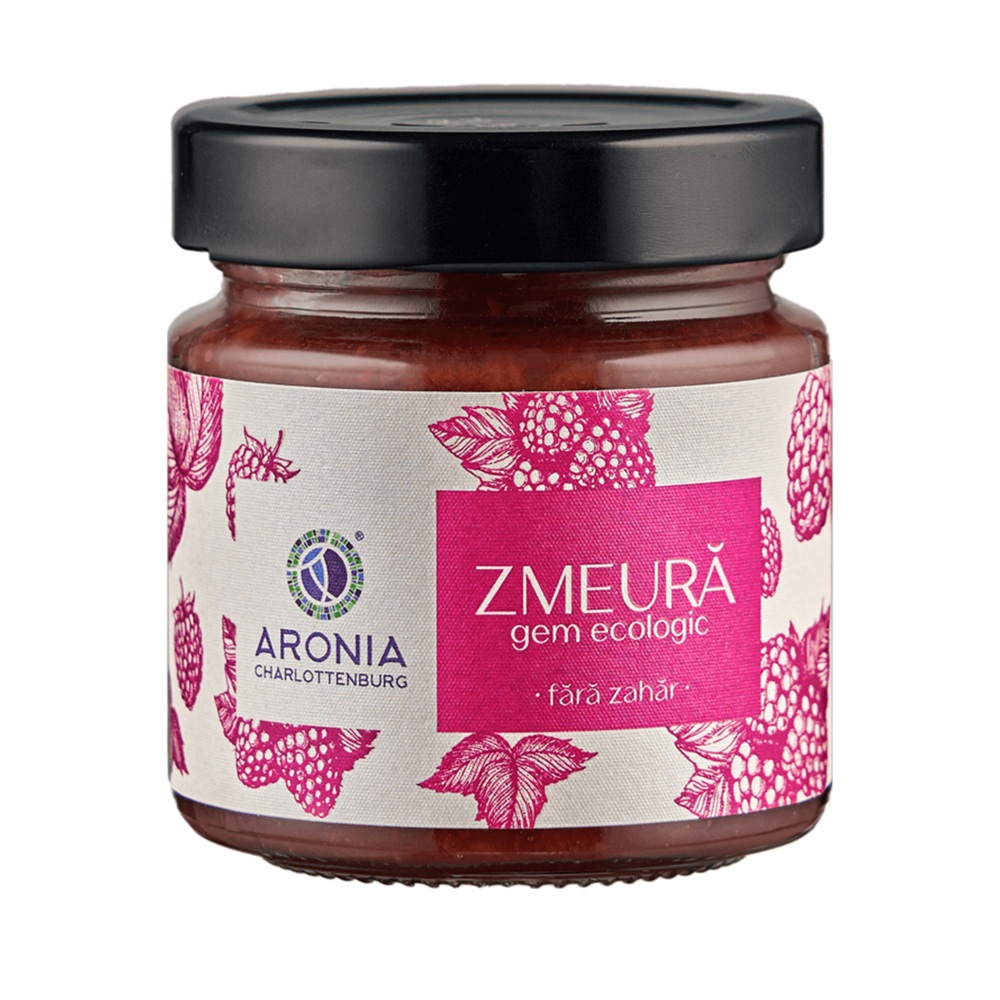 Gem ecologic de zmeura, 200 g, Aronia Charlottenburg