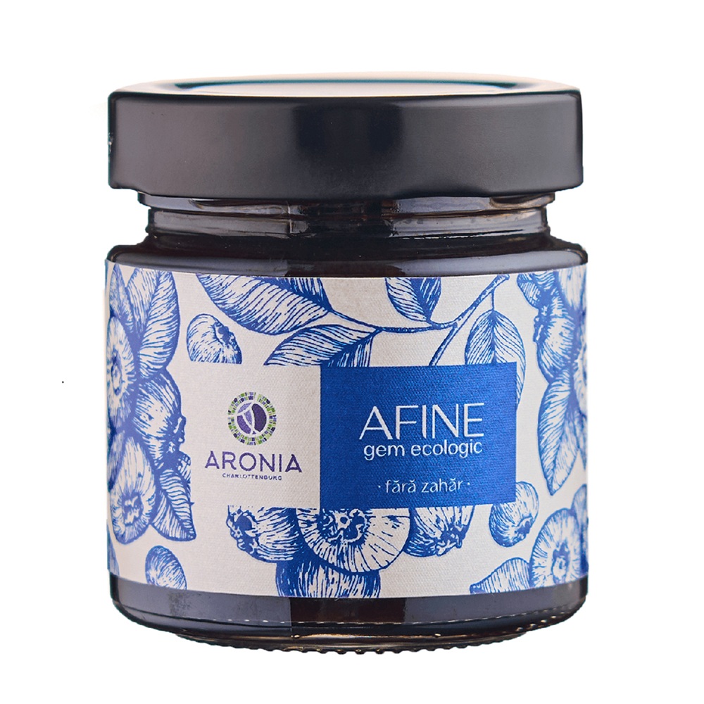 Gem ecologic de afine, 200 g, Aronia Charlottenburg