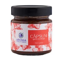 Gem ecologic de capsuni, 200 g, Aronia Charlottenburg