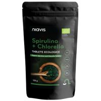Spirulina + Chlorella tablete ecologice, 125 g, Niavis
