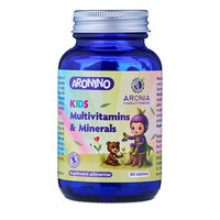 Multivitamine si Minerale pentru copii Aronino Kids, 60 tablete masticabile, Aronia Charlottenburg