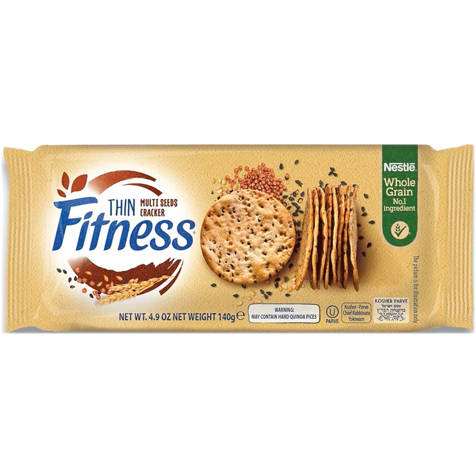 Crackers subtiri cu multicereale Fitness, 140 g, Nestle