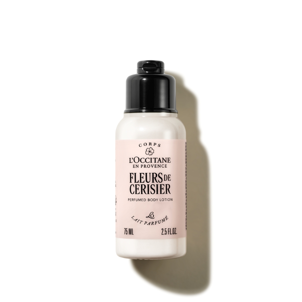 Lotiune de corp cu flori de cires Fleurs de Cerisier, 75 ml, L'Occitane