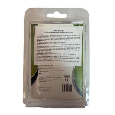 Inel de protectie pentru degetele de la picior VM 10, 1 bucata, Vivafit 728135
