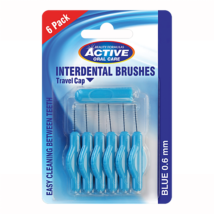 Periute interdentare 0.6mm, Active Oral Care, 6 bucati, Beauty Formulas