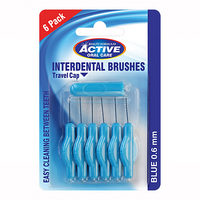 Periute interdentare 0.6mm, Active Oral Care, 6 bucati, Beauty Formulas