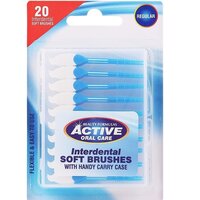 Periute interdentare, Soft Active Oral Care, 20 bucati, Beauty Formulas