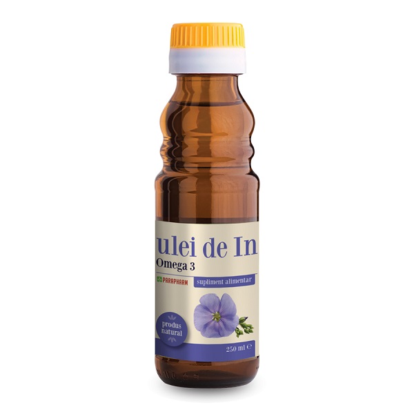 Ulei de in cu Omega 3, 100 ml, Parapharm