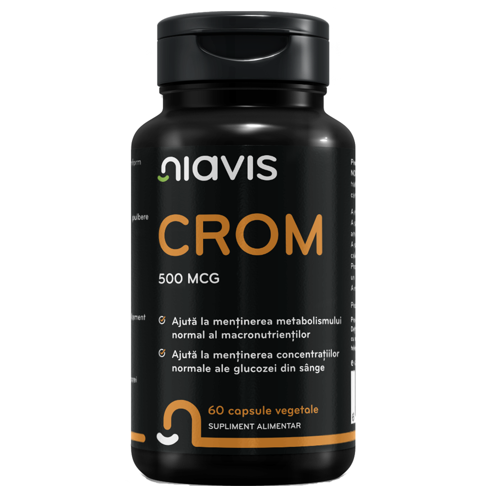 Crom, 500 MCG, 60 capsule, Niavis