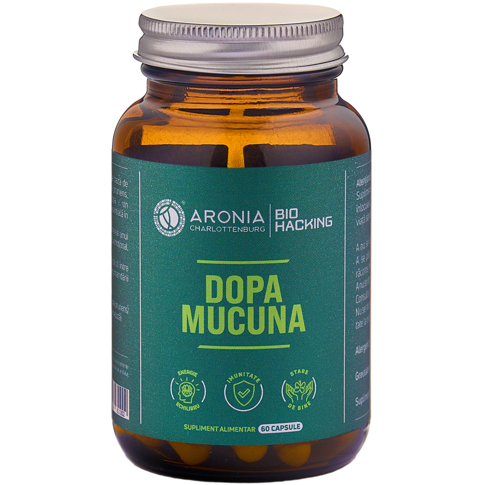 Dopa Mucuna Forte, 500 mg, 60 capsule, Aronia Charlottenburg
