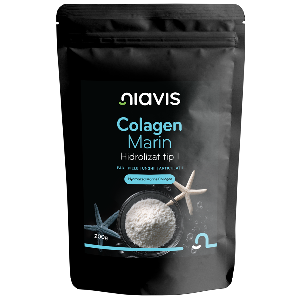 Colagen marin hidrolizat tip I, 200 g, Niavis