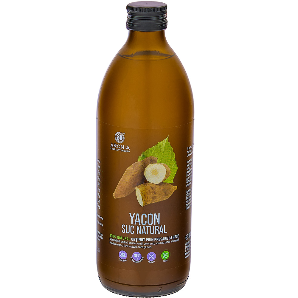 Suc natural de Yacon, 500 ml, Aronia Charlottenburg