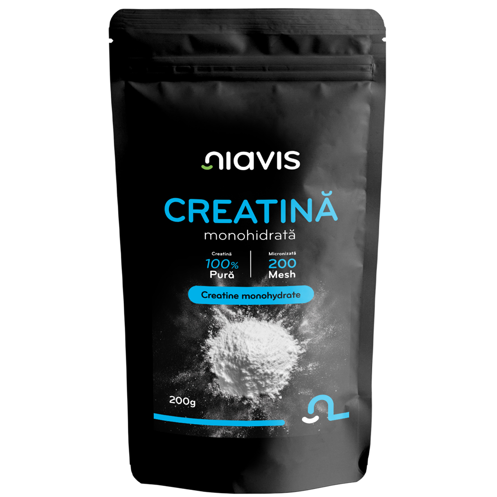 Creatina monohidrata, 200 g, Niavis