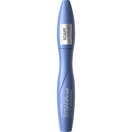 Mascara rezistent la apa, negru Glam&Doll Sculpt&Volume Waterproof, 10 ml, Catrice