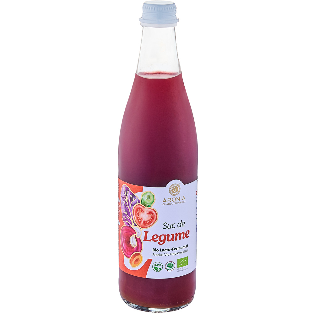 Suc de legume Bio lacto-fermentat, 500 ml, Aronia Charlottenburg