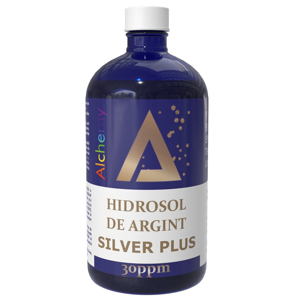 Hidrosol de argint 30ppm Silver Plus Alchemy, 480 ml, Aghoras