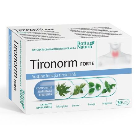 Tironorm Forte, 30 capsule, Rotta Natura