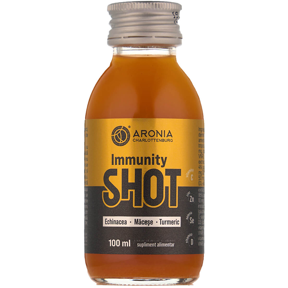 Shot pentru imunitate Immunity Shot, 100 ml, Aronia Charlottenburg