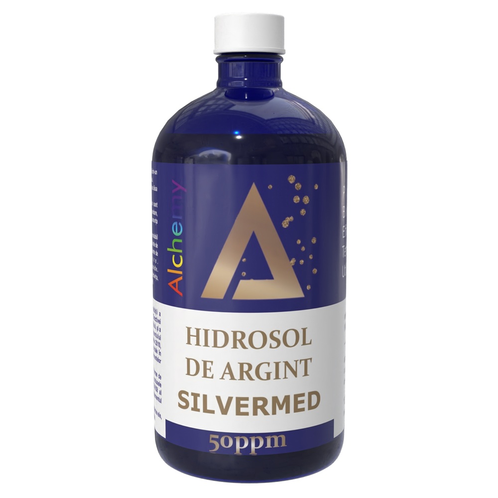 Hidrosol de argint 50ppm Silvermed Alchemy, 480 ml, Aghoras