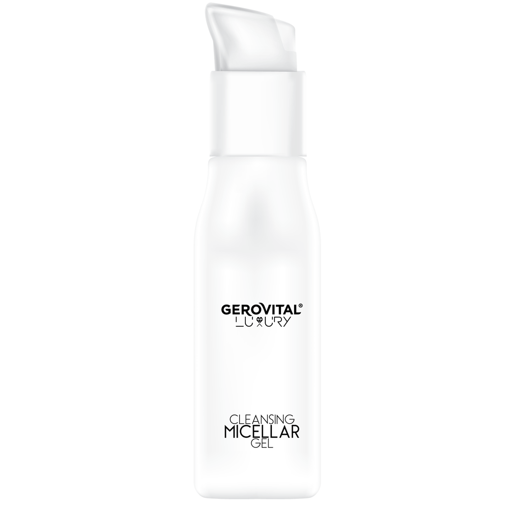 Gel micelar demachiant, 100 ml, Gerovital Luxury