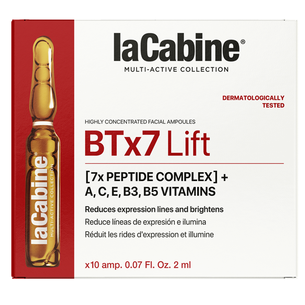 Fiole de fata pentru reducerea ridurilor BTx7 Lift Multi-active, 10 fiole x 2 ml, La Cabine