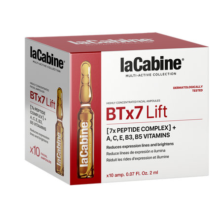 Fiole antirid cu efect de lifting BTx7 Lift Multi-active, 10 fiole x 2 ml, La Cabine 696240