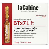 Fiole antirid cu efect de lifting BTx7 Lift Multi-active, 10 fiole x 2 ml, La Cabine