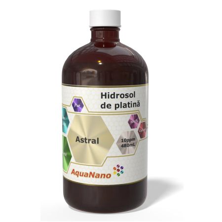 Hidrosol de platina 10ppm Astral AquaNano, 480 ml, Aghoras