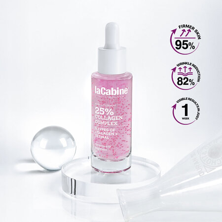 Ser de fata iluminator cu micro-sfere Collagen Complex Multi-active, 30 ml, La Cabine 696302