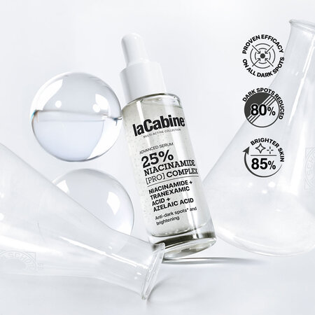 Ser de fata cu micro-sfere pentru corectarea petelor si luminozitate Niacinamide Pro Complex Multi-active, 30 ml, La Cabine 696319