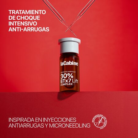 Fiole cu efect microneedling si complex cu 7 tipuri de peptide BTx7 Lift Complex Multi-active, 10 fiole, La Cabine 696378