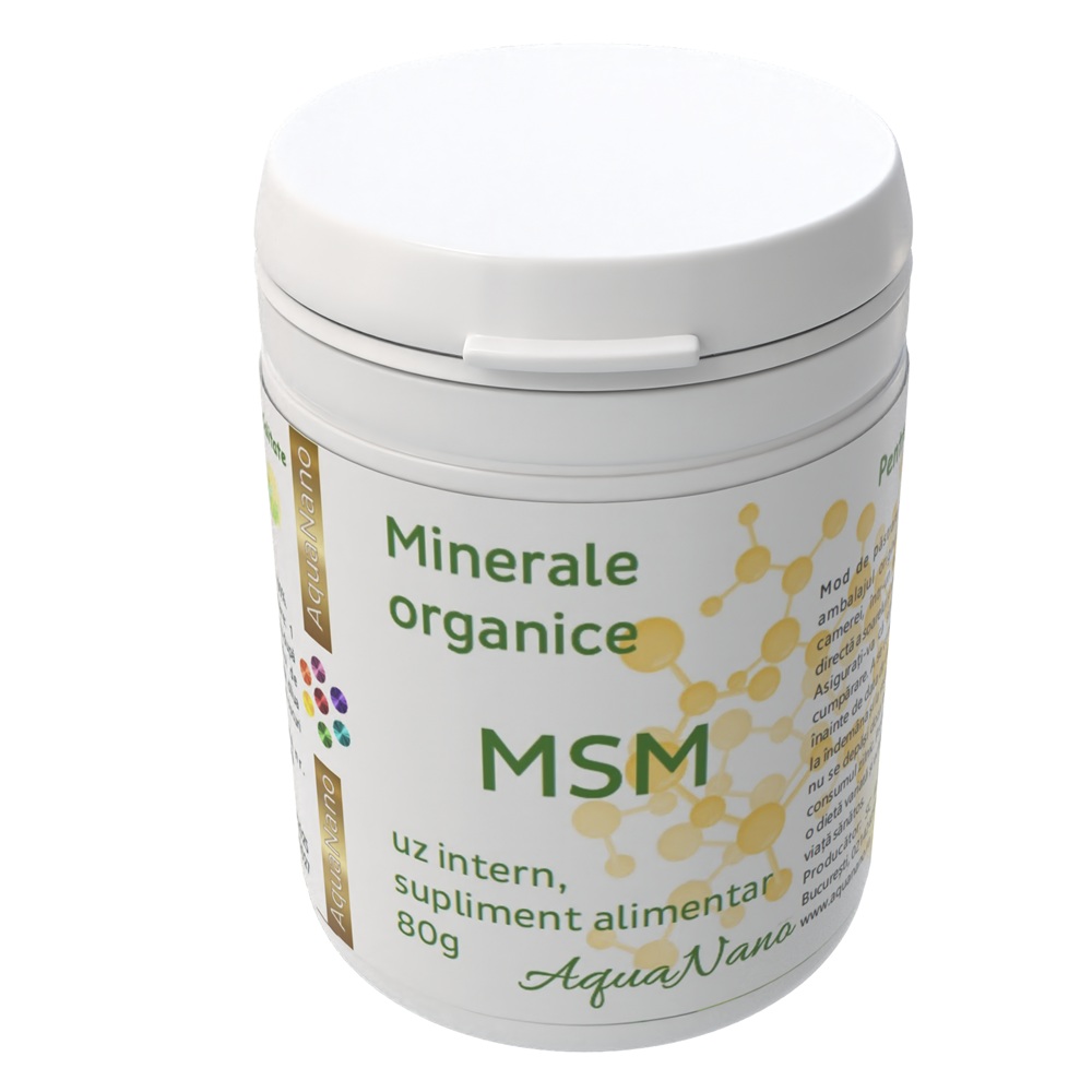 Metilsulfonilmetan MSM AquaNano, 80 g, Aghoras