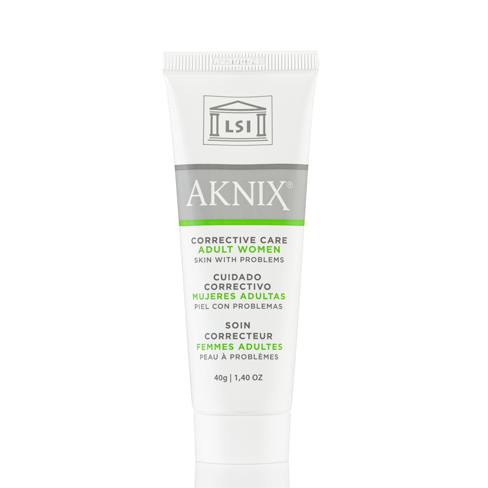 Crema de fata corectoare anti-imperfectiuni Aknix Woman, 40 g, Life Science Investments