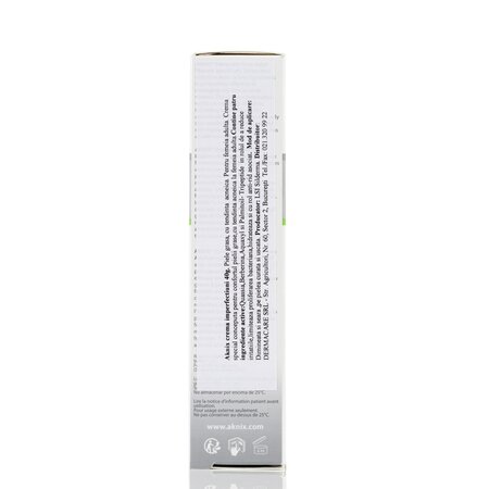 Crema de fata corectoare anti-imperfectiuni Aknix Woman, 40 g, Life Science Investments 711425