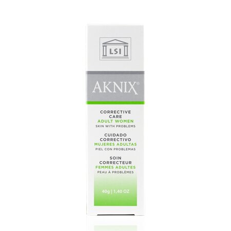 Crema de fata corectoare anti-imperfectiuni Aknix Woman, 40 g, Life Science Investments 711423