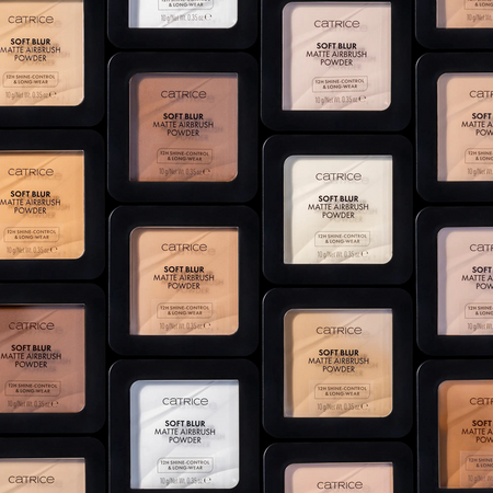 Pudra compacta 030W, Soft Blur Matte Airbrush Powder, 10g, Catrice 696558