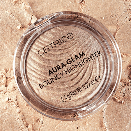 Iluminator 010 Moonlit Sand, Aura Glam Bouncy Highlighter, 6.4g, Catrice 696577