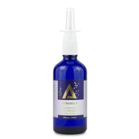 Hidrosol de argint spray 40ppm Sinusilv Alchemy, 100 ml, Aghoras