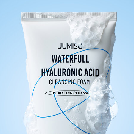 Spuma de curatare hidratanta cu acid hialuronic Waterfull Hyaluronic, 150 ml, Jumiso 696699