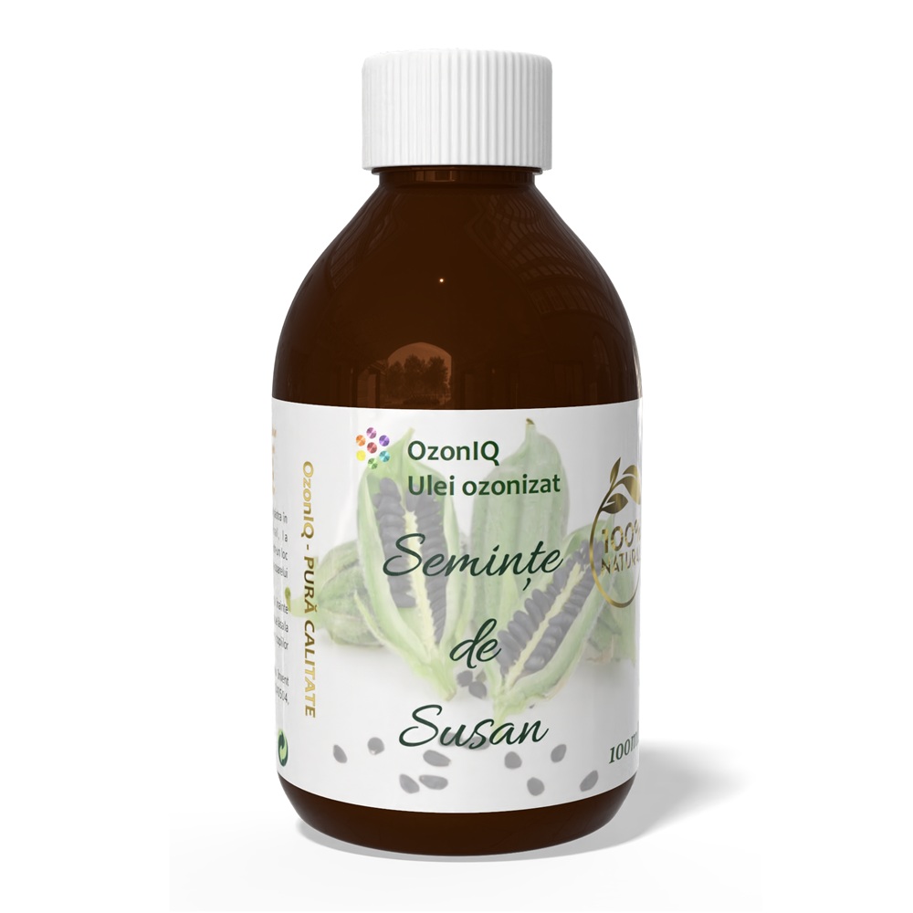 Ulei ozonizat de susan OzonIQ, 100 ml, Aghoras