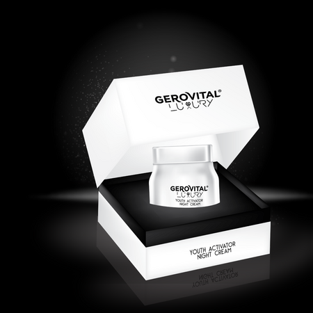 Crema de noapte activator de tinerete, 50 ml, Gerovital Luxury 584833