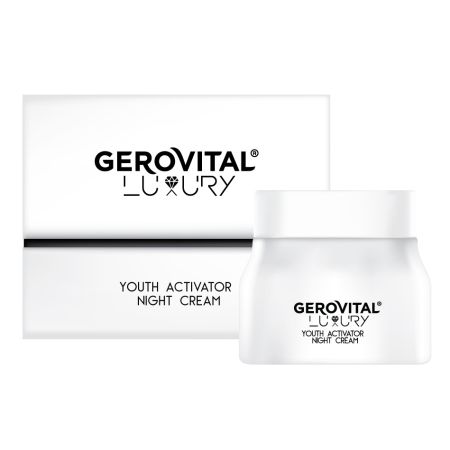 Crema de noapte activator de tinerete, 50 ml, Gerovital Luxury