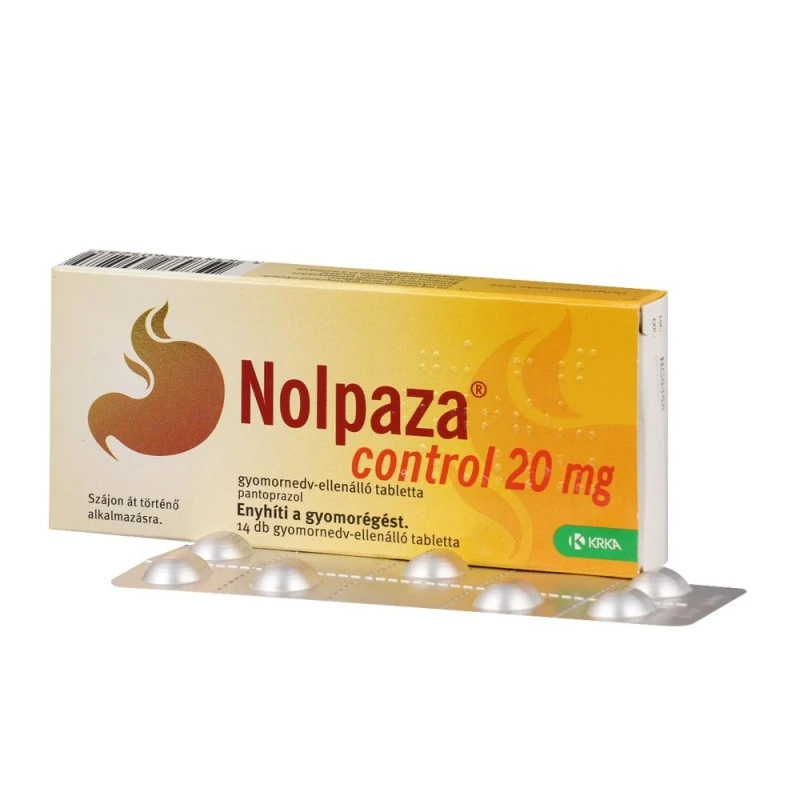 Nolpaza Control, 20 mg, 14 comprimate gastrorezistente, Krka