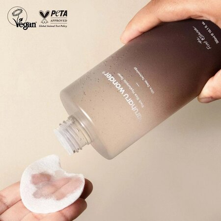 Toner de fata hidratant cu extract de orez negru si acid hialuronic Black Rice Hyaluronic, 300 ml, Haruharu Wonder 696796