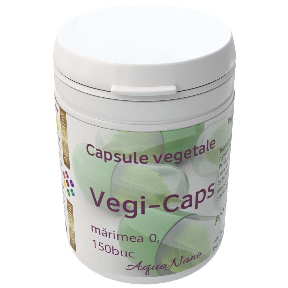 Capsule vegetale goale Vegi-caps AquaNano, 150 bucati, Aghoras
